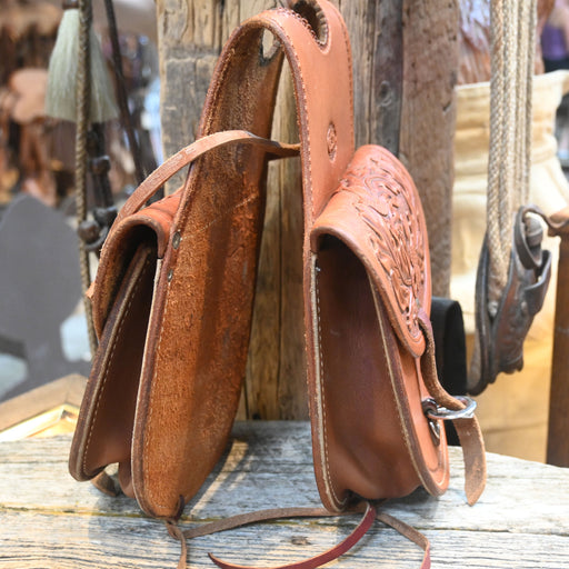 C. L. Dennis Tooled Leather Pommal Bags Collectibles C.L. Dennis