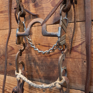 Stamped DK Silver Mounted Bridle Rig