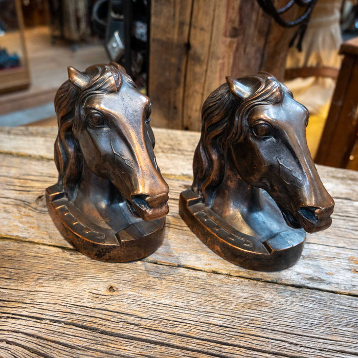 Vintage Horse Head Bookends Collectibles Teskey's