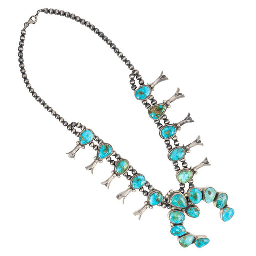 Lorenzo Juan Sonoran Gold Squash Blossom Necklace WOMEN - Accessories - Jewelry - Necklaces Indian Touch of Gallup   