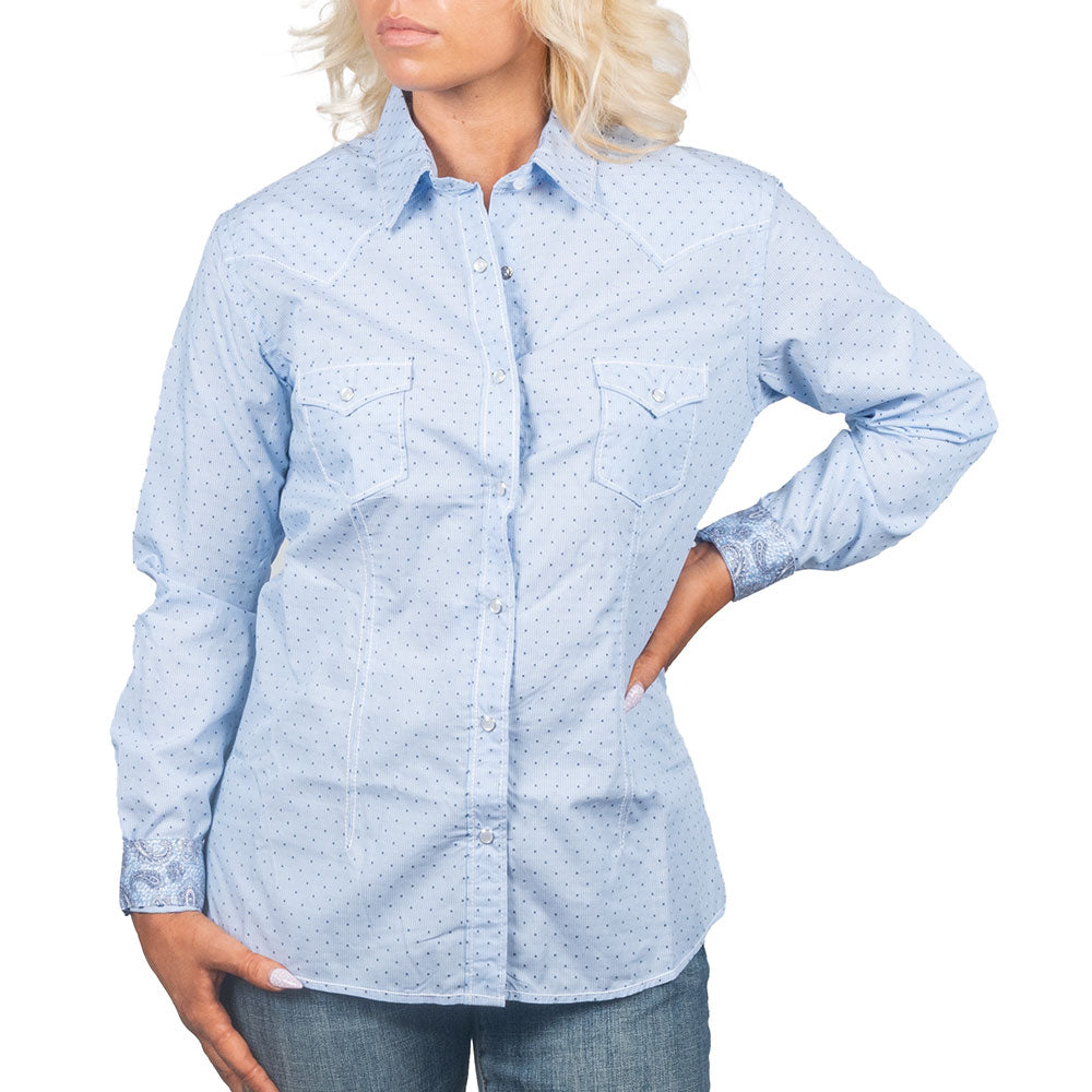 Panhandle Women's Dobby Stripe Snap Shirt WOMEN - Clothing - Tops - Long Sleeved Panhandle   