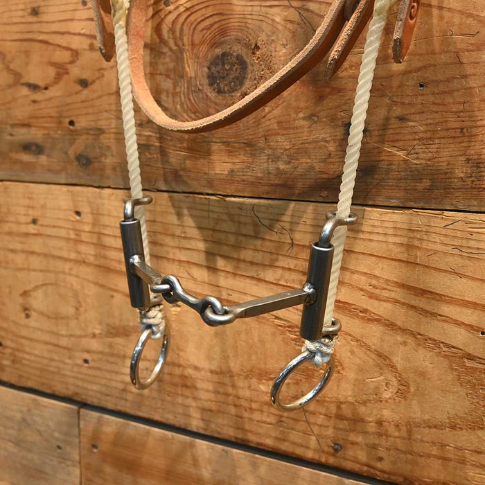 CHS Headstall w/Todd Gag Square Dogbone Tack - Training Cow Horse Supply