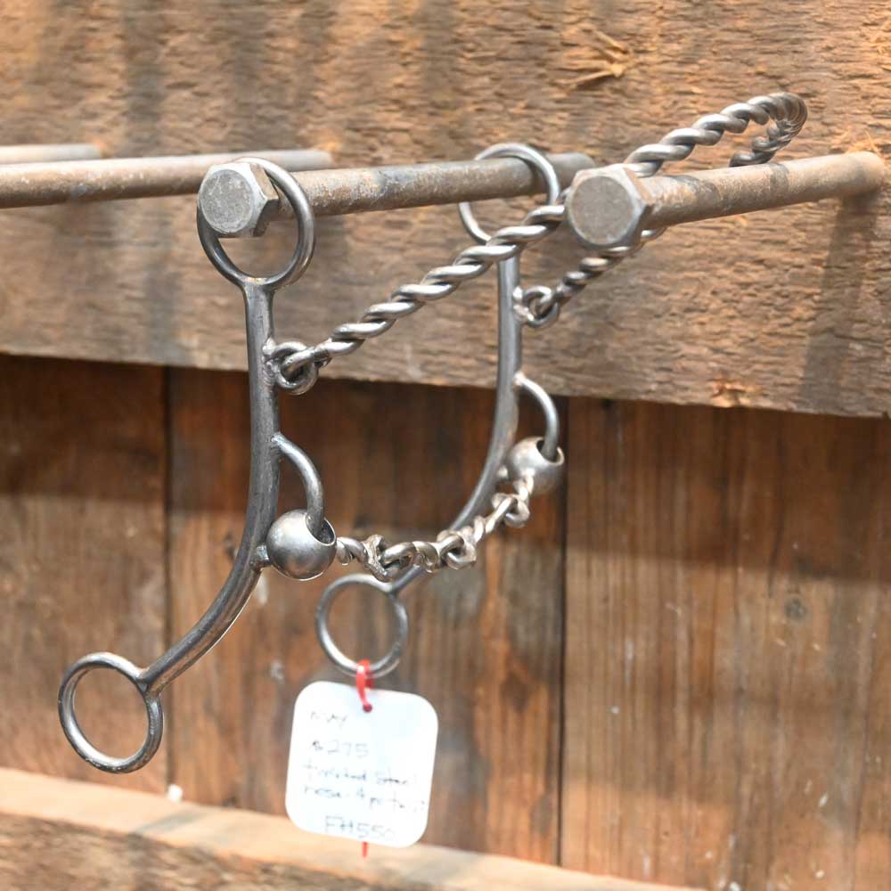 Flaharty Reg. Betty Combo Steel Twist Nose - 4 Pc. Slow Twist FH550 Tack - Bits, Spurs & Curbs - Bits Flaharty   