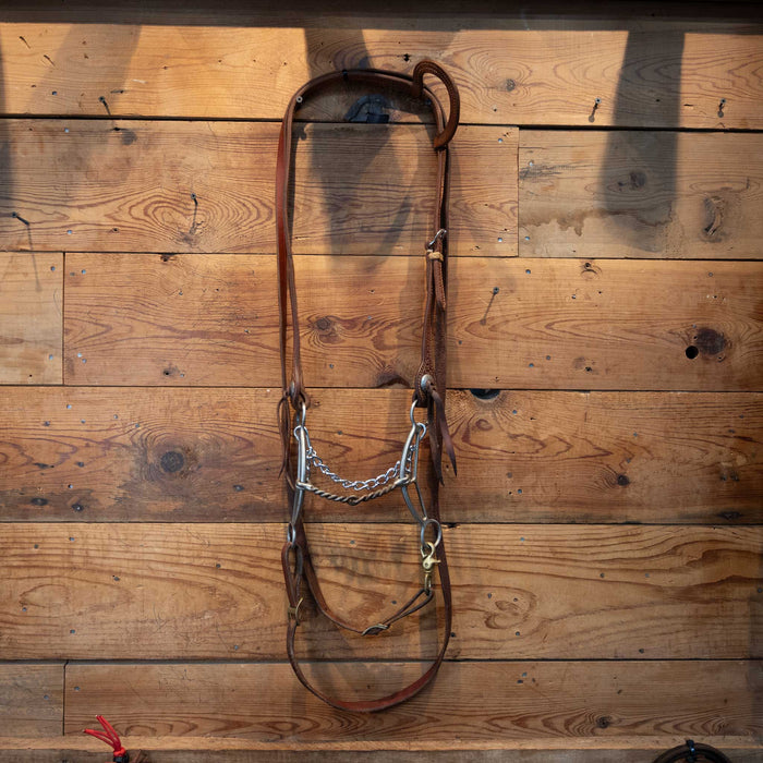 Twisted Snaffle Gag Bridle Rig