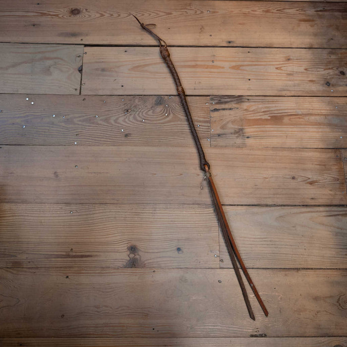 Vintage Braided 33 1/2" Leather Quirt