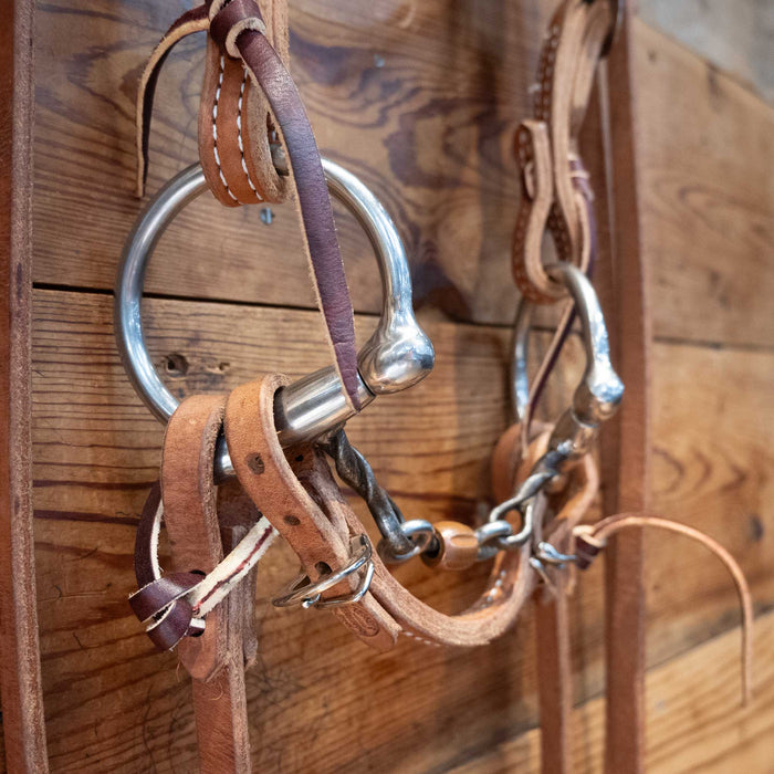 Cow Horse Supply D-Ring Dogbone Bridle Rig