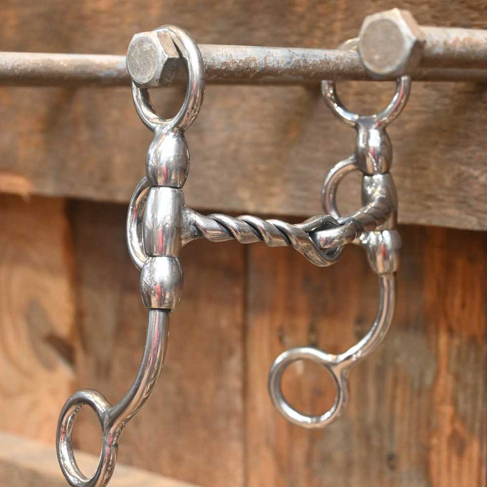 CHS DL Reverse Twist Argentine Bit Tack - Bits Cow Horse Supply