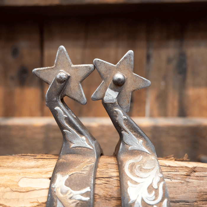 Sinclair Silver Mounted 5pt Spurs