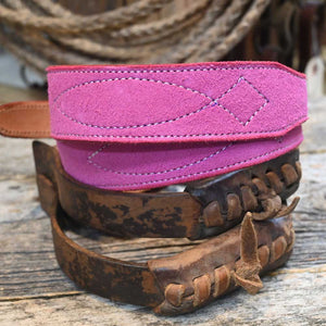 Western 30" Belt Handmade By Adam Lahey Pink Belt -  ALP002 WOMEN - Accessories - Belts Adam Lahey   