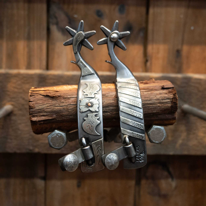 Farkas Silver Mounted 6pt. Spurs