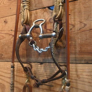 Bridle Rig - Kerry Kelley Silver Mounted Phil Rapp Port with Roller Rig - RIG648 Tack - Rigs Kerry Kelley