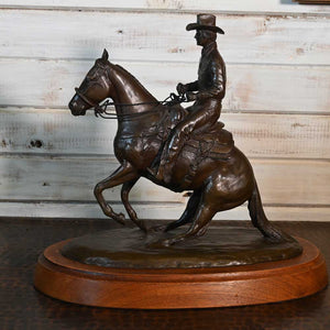 Original Sculpture "77 Run" sculpture by Mehl Lawson _CA858 Collectibles Mehl Lawson   