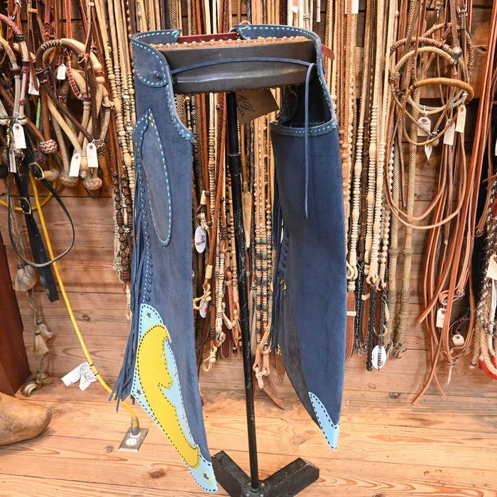 Gerry Gesell "Yellow Moon" Chaps Tack - Chaps & Chinks Gerry Gesell
