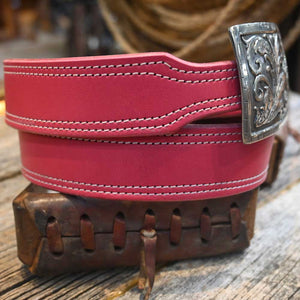 Western Belt Handmade by Crooked Skull - 32"  CSB001