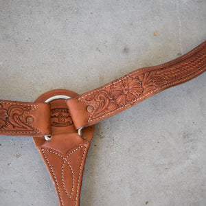 Used McCall Saddlery Tooled Breast Collar Sale Barn Teskey's