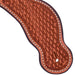 Teskey's Basketweave Spur Straps w/White Stitching Tack - Spur Straps Teskey's