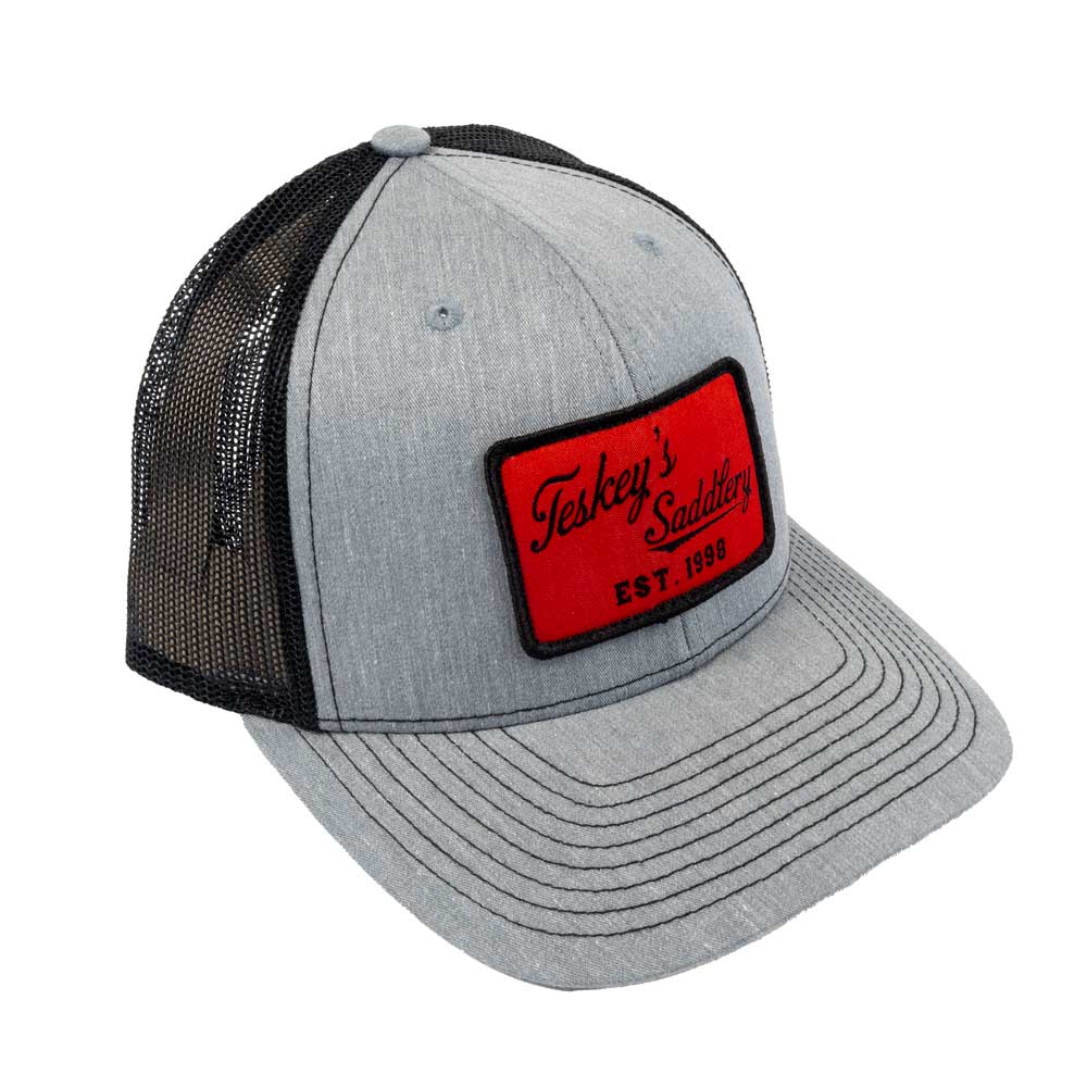 Teskey's Saddlery Cap - Heather Grey/Black - Teskeys