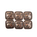 New Bronc Set Of 6 1 1/2" Conchos Sale Barn MISC   