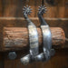 Josh Ownbey Cowboy Line Silver Mounted Spurs 10 pt Rowels Tack - Spurs Josh Ownbey Cowboy Line