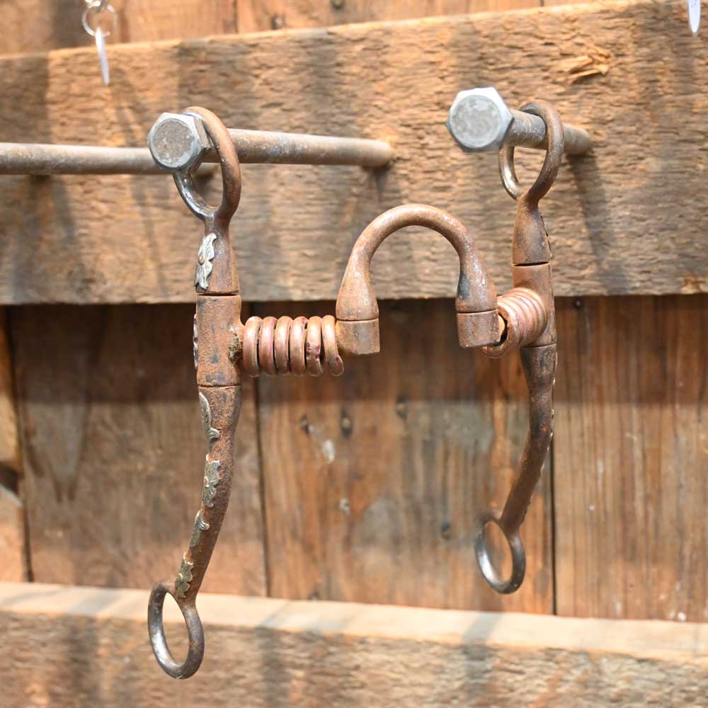 Josh Ownbey Cowboy Line - Silver Mounted Correction with Copper Rings Bit TI1216 Tack - Bits Josh Ownbey Cowboy Line