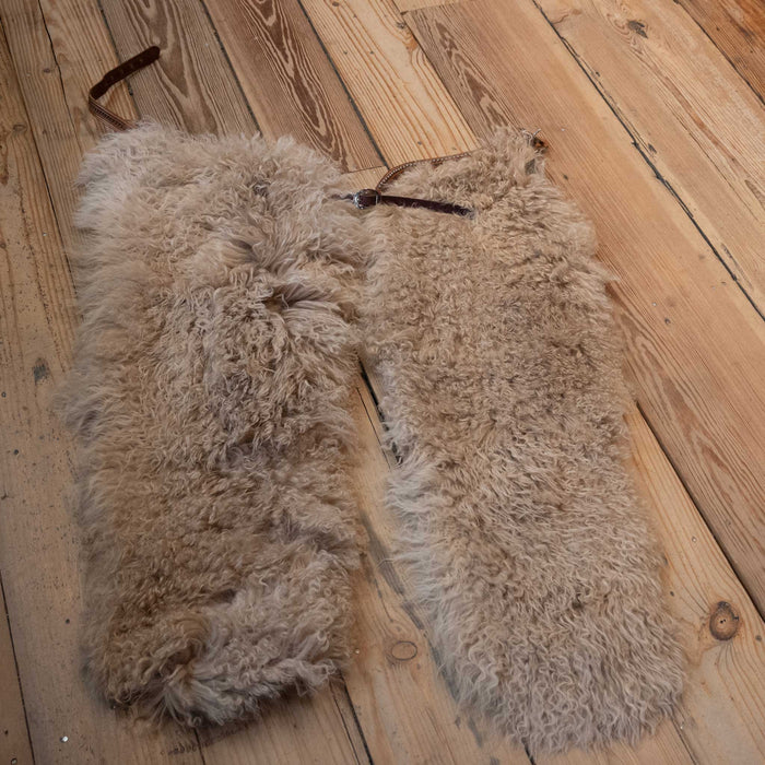 Champagne Angora Wooley Shotgun Chaps