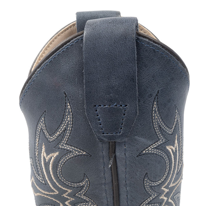 Old West Youth Brown Bull Leather Boot