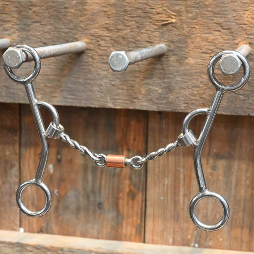 Schoneberg Casey Twisted Wire Copper Roller Bit Tack - Bits Schoneberg