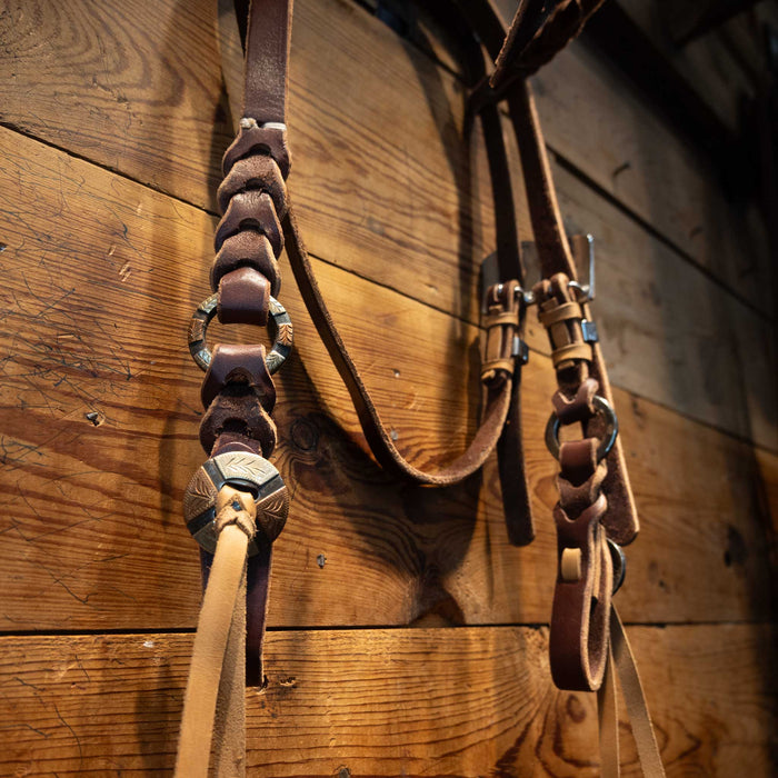 Joe Hipp Browband Headstall w/ Teskey's Hardware
