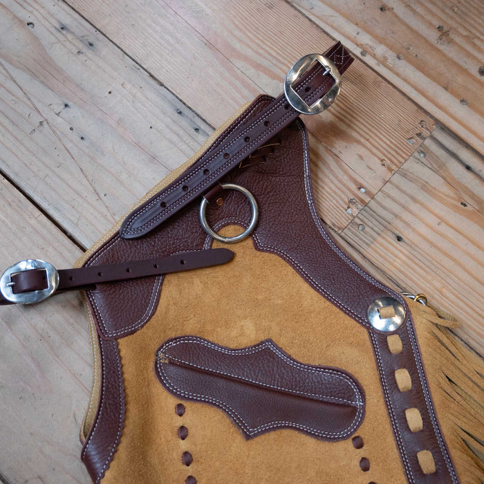 Medium Tan Rough-Out Chinks