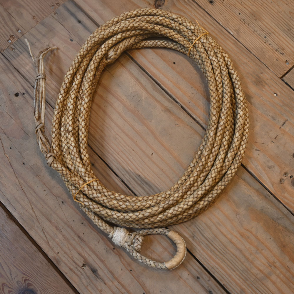 35' Handmade 5/8" Rawhide Lariat Rope RR035 Tack - Ropes Teskey's   