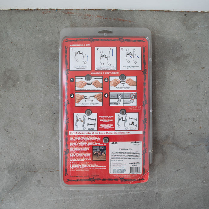 NEW Reinsman Quick Change Bit Set Sale Barn Reinsman   