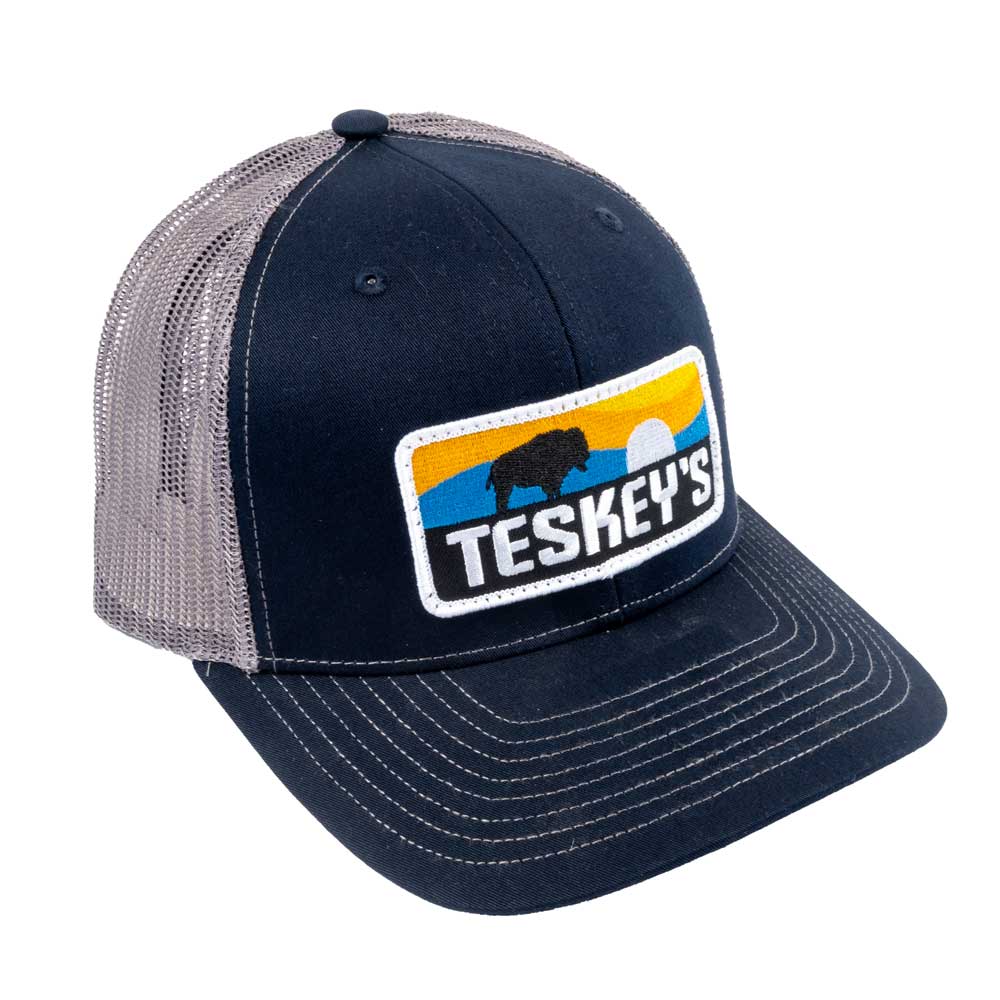 Teskey's Buffalo Sunset Cap - Navy/Charcoal TESKEY'S GEAR - Baseball Caps RICHARDSON   