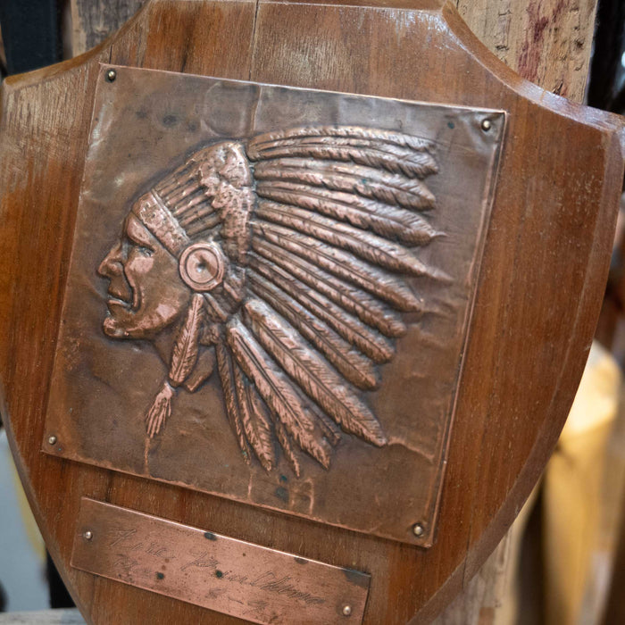 Handmade 1950's "Fire Building Age 8-9" Boyscout Award