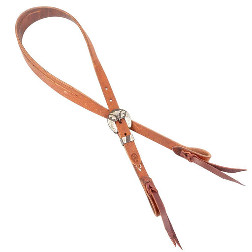 Teskey's Roughout Split Ear Headstall w/Longhorn Buckle Tack - Headstalls Teskey's Heavy Oil