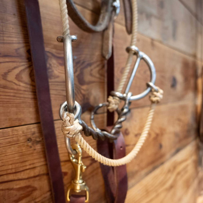 Lariat Gag Twisted Snaffle Bridle Rig