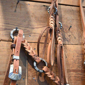 Joe Hipp Sets are Here!! and Ready to go to Town!! Accented with Silver Conchos and Rings JHL027 Tack - Headstalls Joe Hipp