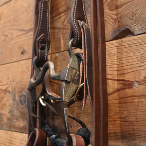 Bridle Rig - Silver Mounted Gary EVANS Solid Port Bit RIG986 Tack - Rigs Gary Evans