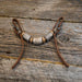 Billy Albin Antler and Rawhide Bead Curb Tack - Curbs Billy Albin