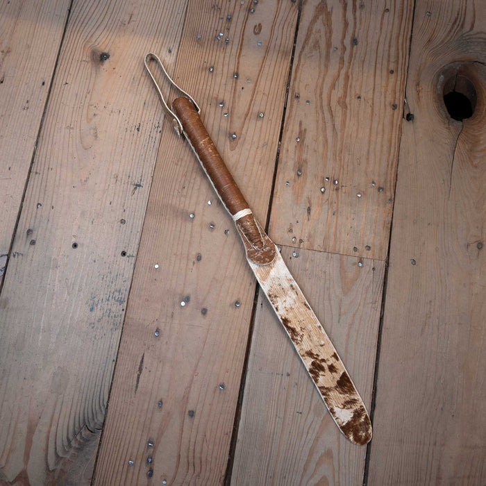 Handmade Rawhide Argentine 22" Quirt w/Popper Tack - Whips, Crops & Quirts Teskey's