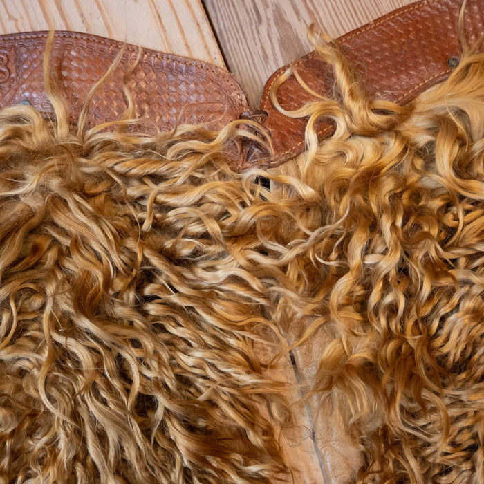 Very Rare Vintage Golden Wooly Chaps