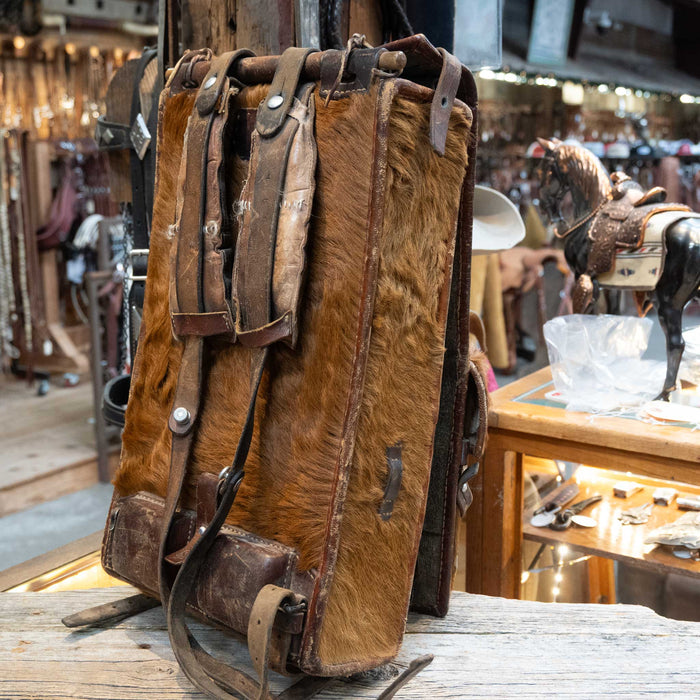 1940's Swiss Horse Hair WWll Mountain Rucksack Collectibles MISC