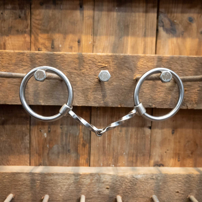 Kerry Kelley O-Ring Slow Twist Snaffle Bit Tack - Bits Kerry Kelley