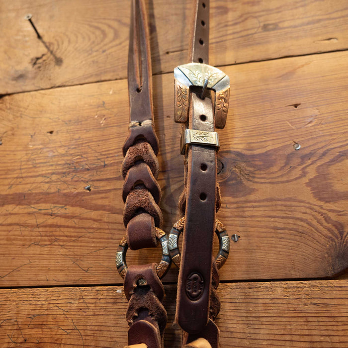 Joe Hipp Split Ear Headstall w/ Teskey's Hardware Tack - Headstalls Joe Hipp