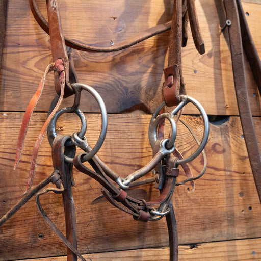 Locked O-Ring Snaffle Bridle Rig Tack - Rigs MISC