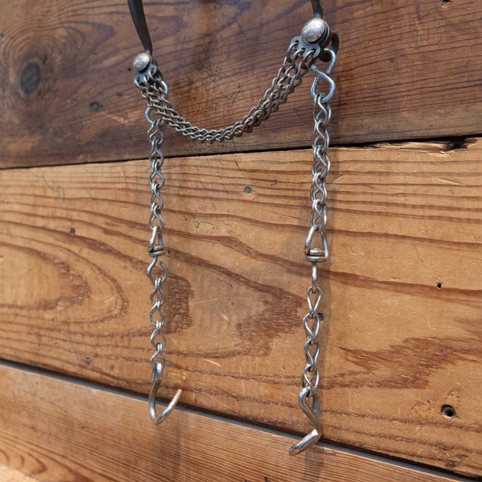 Garcia Silver Mounted Flat Port Bit w/Roller 1/2 Rig Tack - Rigs Garcia