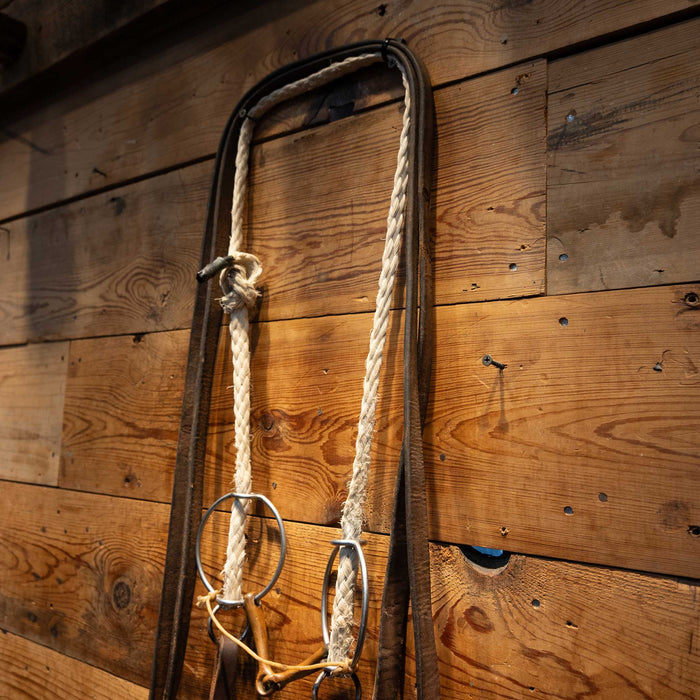 Copper Snaffle Draw Gag Bridle Rig
