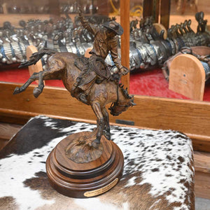 *Sunfishin Son Of A Gun* Original Bucking Horse Sculpture 5-30  Created by Bill Nebeker    _CA584 Collectibles Bill Nebeker   