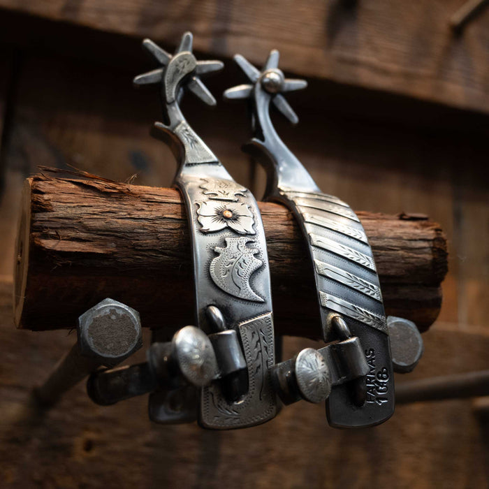 Farkas Silver Mounted 6pt. Spurs