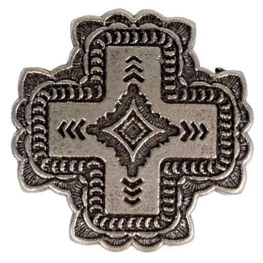 Vintage Santa Fe Cross Concho Tack - Conchos & Hardware MISC   