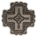 Vintage Santa Fe Cross Concho Tack - Conchos & Hardware MISC   